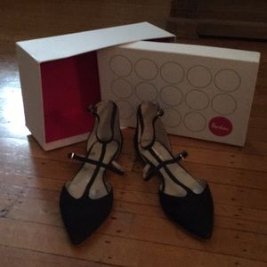 Boden Studded Flats, Midnight Navy - worn twice